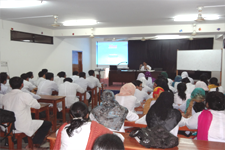 Lecture class in the Gallery