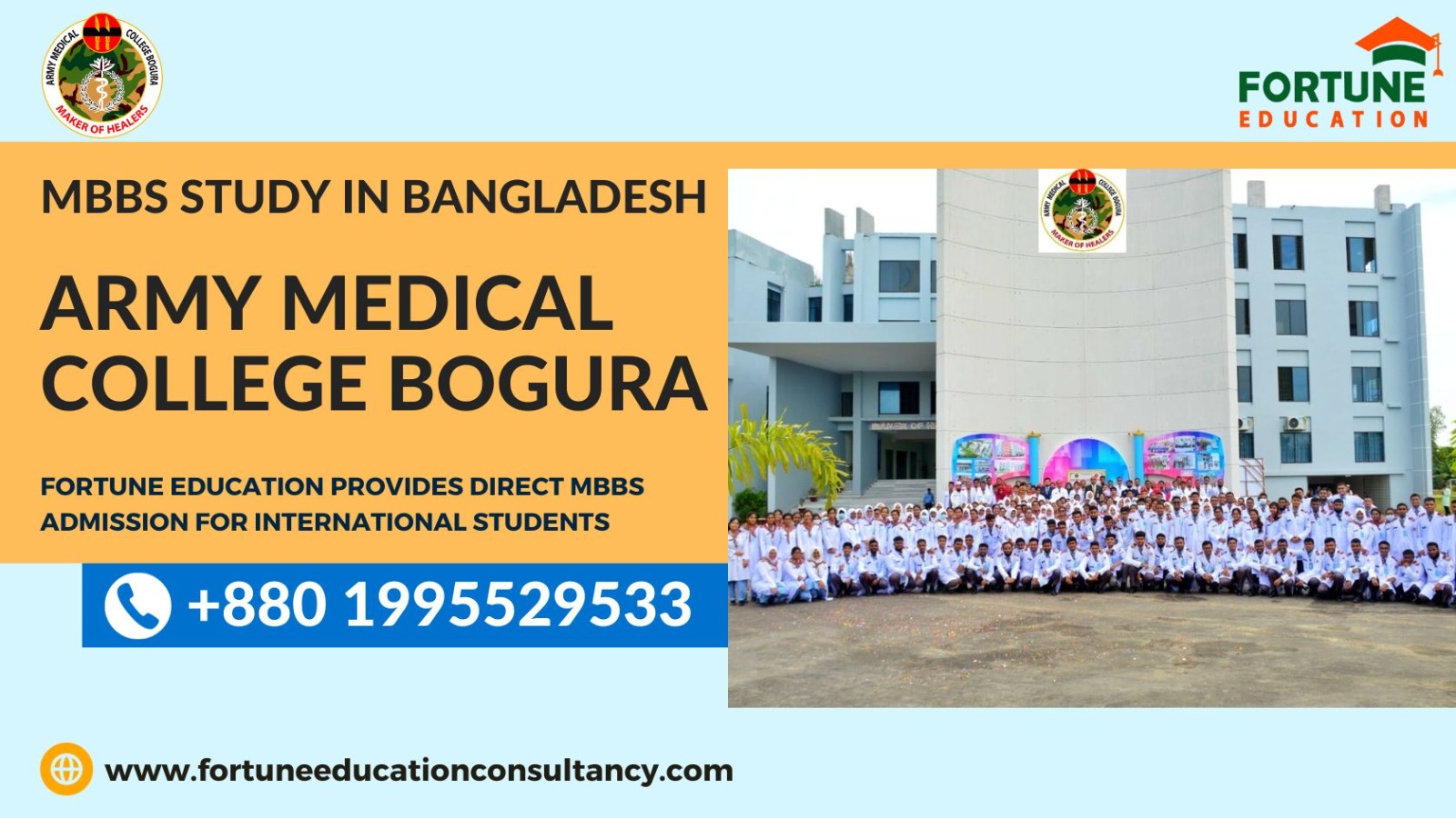 Application for MBBS admission in abroad